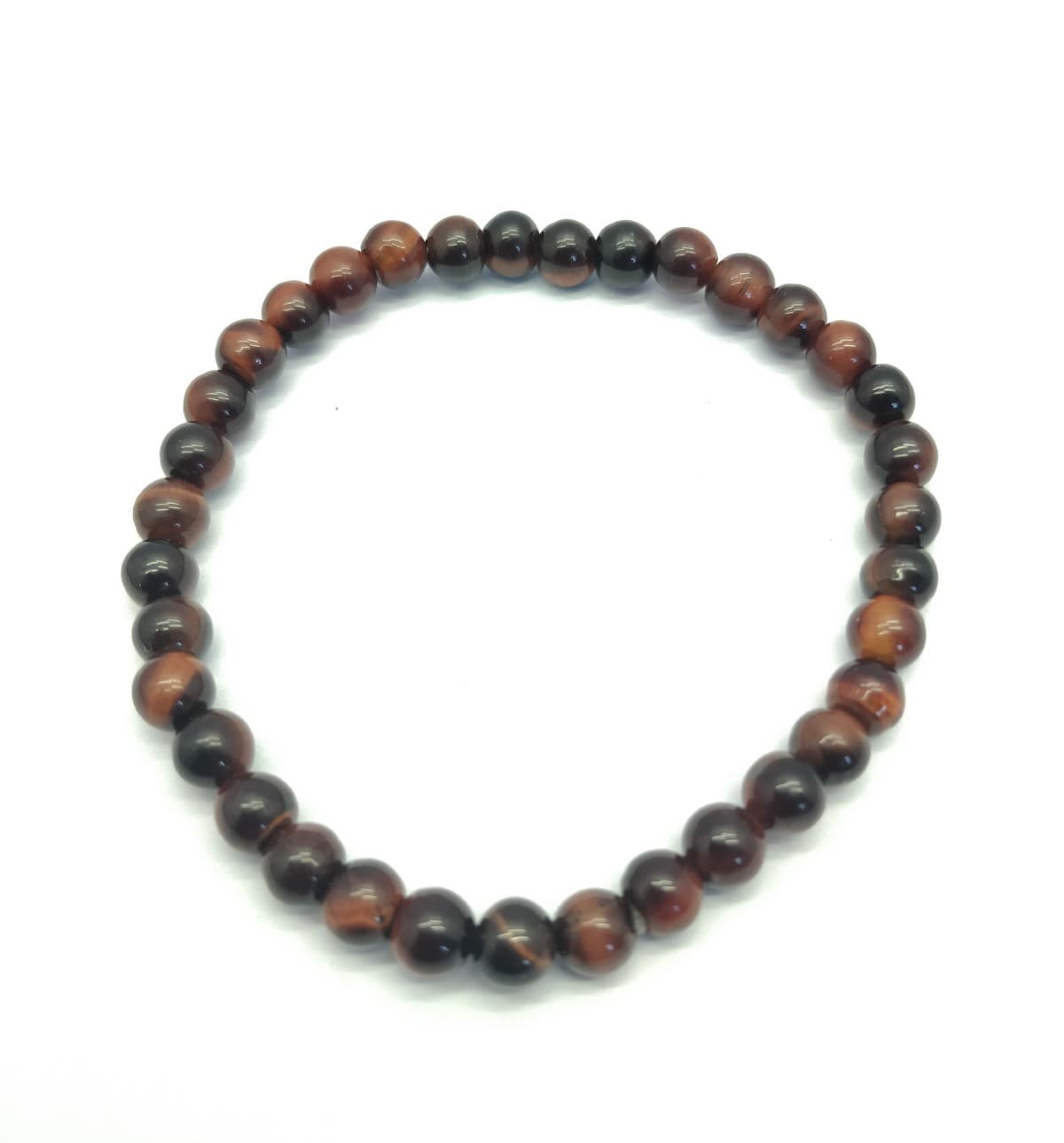 AAA+++ 100% Top Quality Red Tiger Eye 35 Beads Bracelet 5.5-6 mm, Round & Smooth 7 Inch long. ZZ51