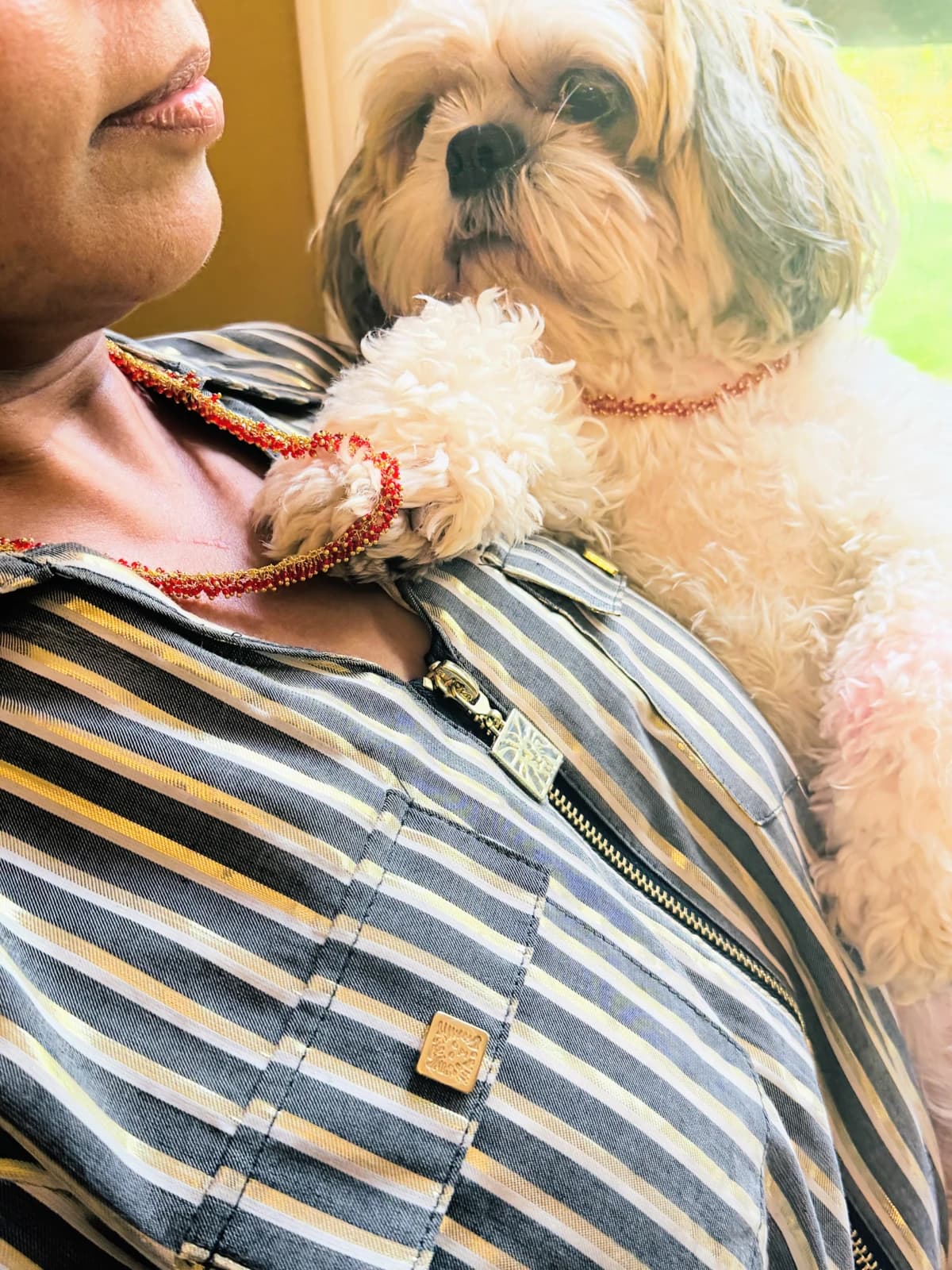 Bond with Fur & Mom - Matching Necklace Set | 24k Gold Plated